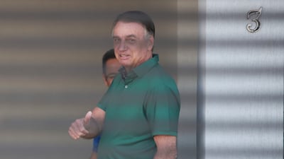 Bolsonaro was convicted of attempting a coup to remain in office despite his 2022 electoral defeat. AP