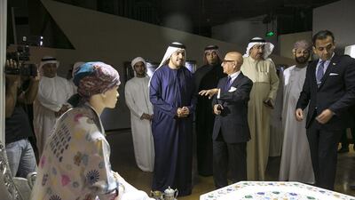 Some of the pieces included silk carpets, Ottoman pistols, jewel tapestries and shawls. Silvia Razgova / The National