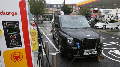 More than 4,400 of the electric vehicles operate on London's streets. AP