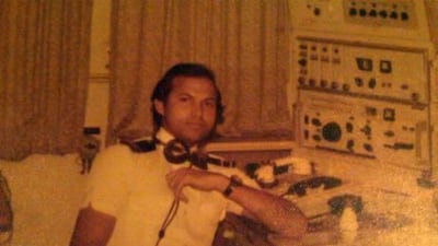 Jawaid S Khan in an undated picture aboard an unidentified ship.