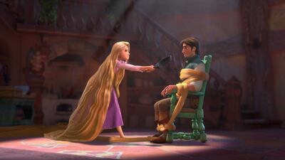 A scene from the Disney film Tangled. Courtesy Walt Disney Animation Studios
