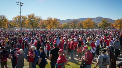 Donald Trump is hoping to flip the Democrat-leaning southern state of Virginia (Joshua Longmore / The National)