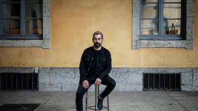 The Paris premiere of a play based on the life of Palestinian Ahmed Tobasi, pictured, was cancelled in the fallout from the Israeli-Gaza war AFP