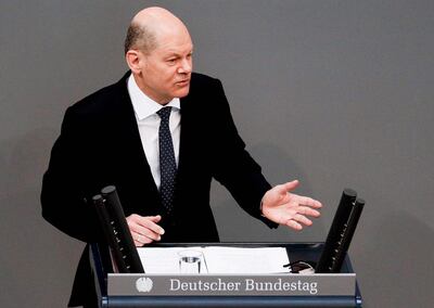 SPD nominee Olaf Scholz. EPA