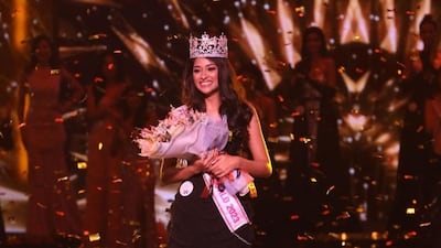 Rajasthan’s Nandini Gupta has been crowned Femina Miss India World 2023. Photo: Femina Miss India