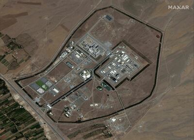 A satellite image of the Arak heavy water reactor in Iran. AFP
