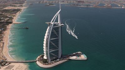 The Burj Al Arab is among many projects the UK firm has worked on in the UAE. Atkins is now mulling an offer to be sold to a Canadian firm. Julian Finney / Getty