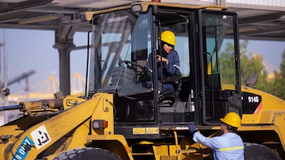 In December, Ms Salem achieved another milestone by obtaining her pay loader licence