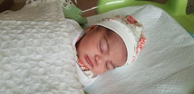 The first newborn at Danat Al Emarat Hospital was the daughter of Syrian man Kamal Sayyah, arriving at 4.29am on Eid Al Adha.