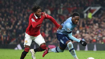 SUBS: Shandon Baptiste (Damsgaard, ‘62) - 7. Created the space to shoot with a beautiful touch, only to see the relentless McTominay hurl himself in the way of the strike. Almost bundled himself a direct route to goal before Toney went close. AFP