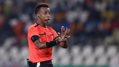 Somalian referee Omar Artan was set to become the first from his country to referee at a World Cup. AFP