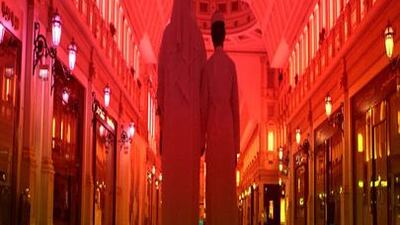 A still from Black Friday (2016) and its nightmarish visions of malls and consumer culture. Courtesy The Third Line, Dubai.