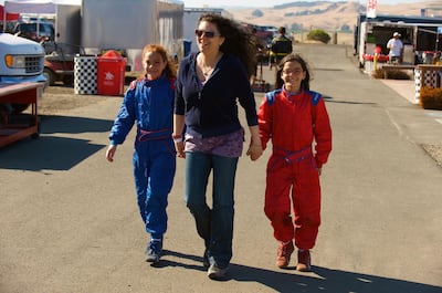 Breidinger, right, with her sister and mother, who is Lebanese. Courtesy Toni Breidinger