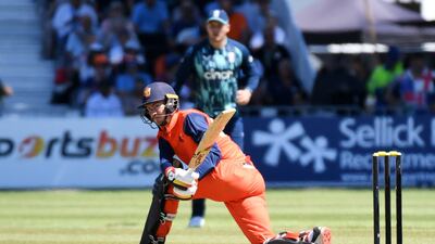 Netherlands' Scott Edwards scored 64 off 72 balls. Reuters