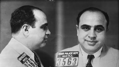 Chicago mobster Al Capone, undated