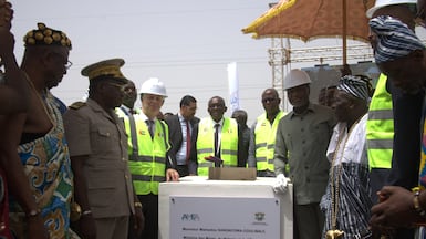 Amea Power's solar plant in the Ivory Coast is expected to be up and running in early 2027. Photo: Amea Power