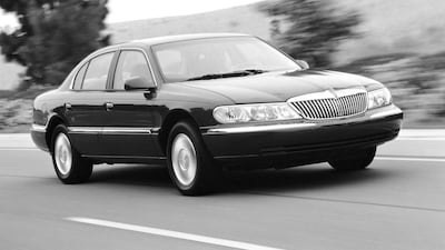 The 2000 Lincoln Continental. Ford Motor Co / AP Photo