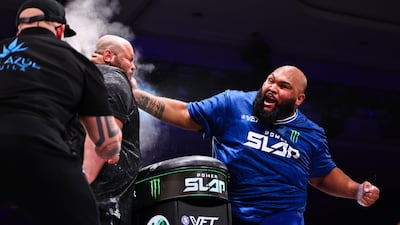 Dayne “Da Hawaiian Hitman” Viernes defends his super heavyweight title in Abu Dhabi on October 23. Photo: Schiaffo LLC