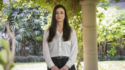 Eman Jamal contracted Covid-19 in late April and is showing symptoms six weeks after being given the all-clear. Antonie Robertson / The National