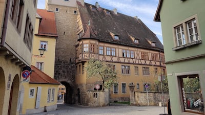 Rothenburg's quaint buildings