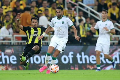 Riyad Mahrez and Al Ahli face Al Wehda on Saturday. Getty