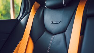 The driver's seat in a CT-4