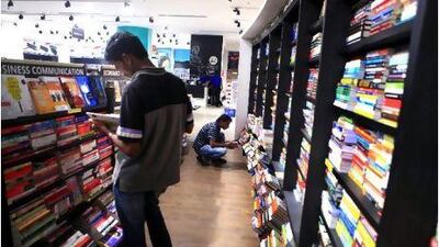 The English language book section of the Landmark book store at Phoenix mill at Mumbai: India is lready the third biggest English book market inthe world.