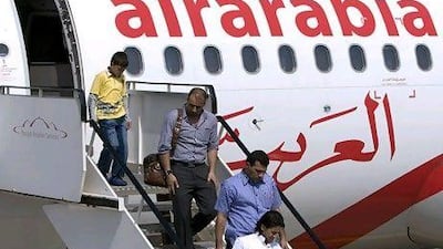 Air Arabia's share price hit Dh0.718 in early trading yesterday. Jeff Topping / The National