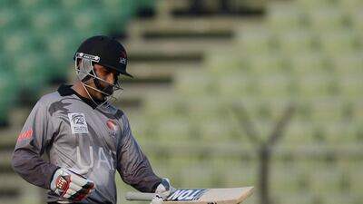 There was no winning end to the World Twenty20 for Khurram Khan and his UAE side. Munir uz Zaman / AFP