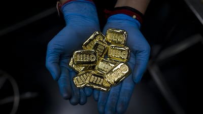 Gold is still holding up relatively well amid the recent surge in bond yields and the dollar. Bloomberg