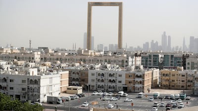 Dubai Frame was built to be a window between old and new Dubai. Chris Whiteoak / The National/