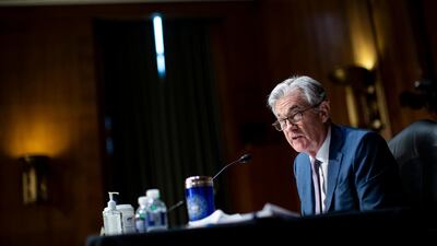 Federal Reserve Chair Jerome Powell speaks during a Senate Banking Committee hearing on Capitol Hill, in Washington, DC, 01 December 2020. EPA Photo