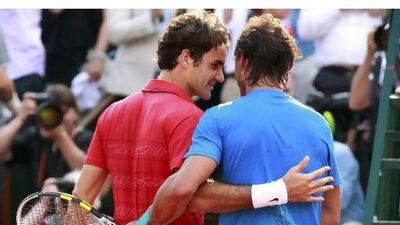 Roger Federer, left, and Rafael Nadal have such distinctly different games that they enjoy playing against each other.