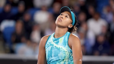 Japan's Naomi Osaka played the Australian Open while carrying an injury. AFP