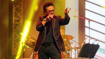 Adnan Sami Khan performs at Dubai World Trade Centre. Ravindranath K / The National