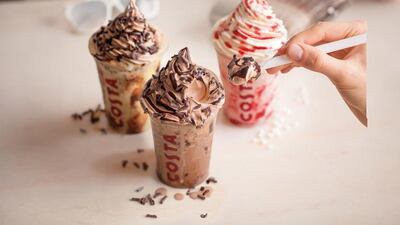 Get a free Frostino at Costa Coffee locations on Thursday, May 14. Courtesy Costa Coffee
