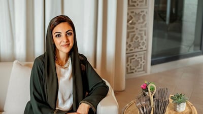 Lamis Al Hashimy’s company, Palmade, manufactures more than 70,000 pieces of environmentally friendly cutlery a day. Photo: Lamis Al Hashimy