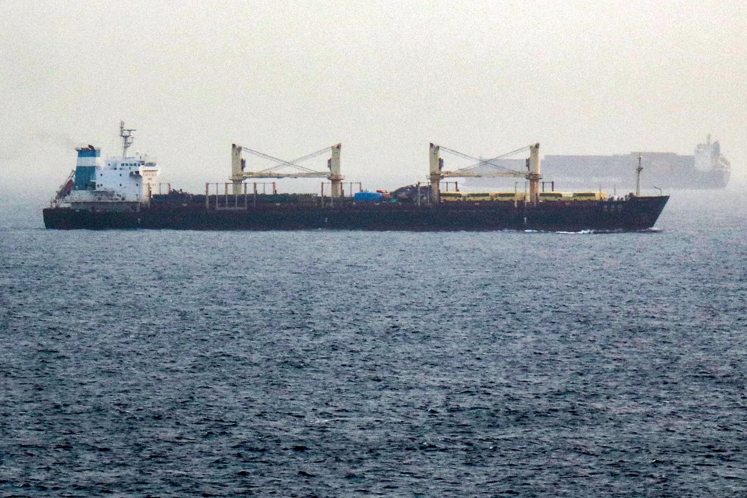 Image linked from the original feed: Bab Al Mandeb ship traffic slumps 56% since Houthis' Saudi embargo