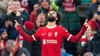 Mohamed Salah is in the hunt for trophies with both Liverpool and Egypt in 2024. EPA