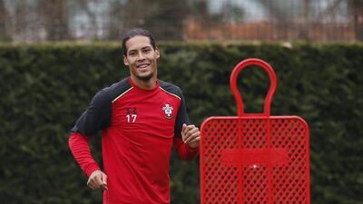 Southampton's Virgil van Dijk. Reuters