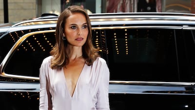 Natalie Portman is pure movie star in lilac Christian Dior Couture. Photo / Reuters