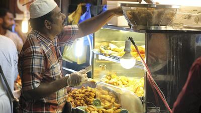 The scent of delicious food fills the air at Dubai's souqs. Chris Whiteoak / The National