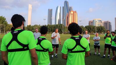 Henk ten Cate is determined to prepare his Al Jazira players mentally for the Club World Cup. Chris Whiteoak / The National