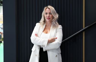 Caroline Jonsson from Radisson Hotel Group says'workcations' are on the rise this summer. Pawan Singh / The National