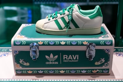 Adidas x Ravi trainer launch at the Dubai Mall store. Antonie Robertson / The National