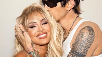 Megan Fox and Machine Gun Kelly as Pamela Anderson and Tommy Lee. Photo: @meganfox / Instagram