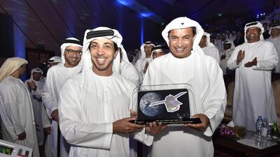 Sheikh Mansour attended the Open Sports Festival ceremony at Al Jahili Theatre, Abu Dhabi, on Monday. Wam