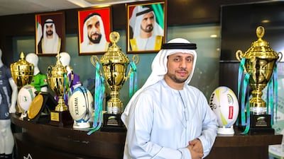 Qais Al Dhalai, president of Asia Rugby and vice president of of the UAE Rugby Federation, believes it is time for the Rugby World Cup to return to Asia. Victor Besa / The national