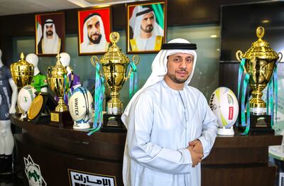 Qais Al Dhalai, president of Asia Rugby and vice president of the UAE Rugby Federation, says the time is right to bring the Rugby World Cup to the region. Victor Besa / The National