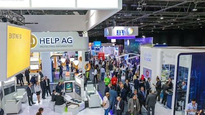 Foot traffic at the Dubai World Trade Centre was up last year even though the number of shows it hosted was down. Victor Besa for The National